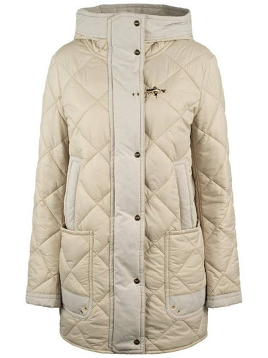 Fay Beige Padded Parka - FAY - BALAAN 1