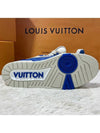 LV Trainer Damier Calfskin Blue Sneakers - LOUIS VUITTON - BALAAN 4