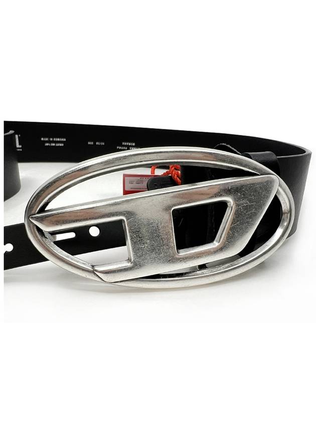 1DR D Buckle Leather Belt Black - DIESEL - BALAAN 6