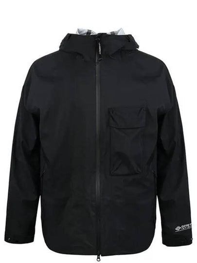 Gore-Tex 3L Infinium Goggles Hooded Jacket Black - CP COMPANY - BALAAN 2