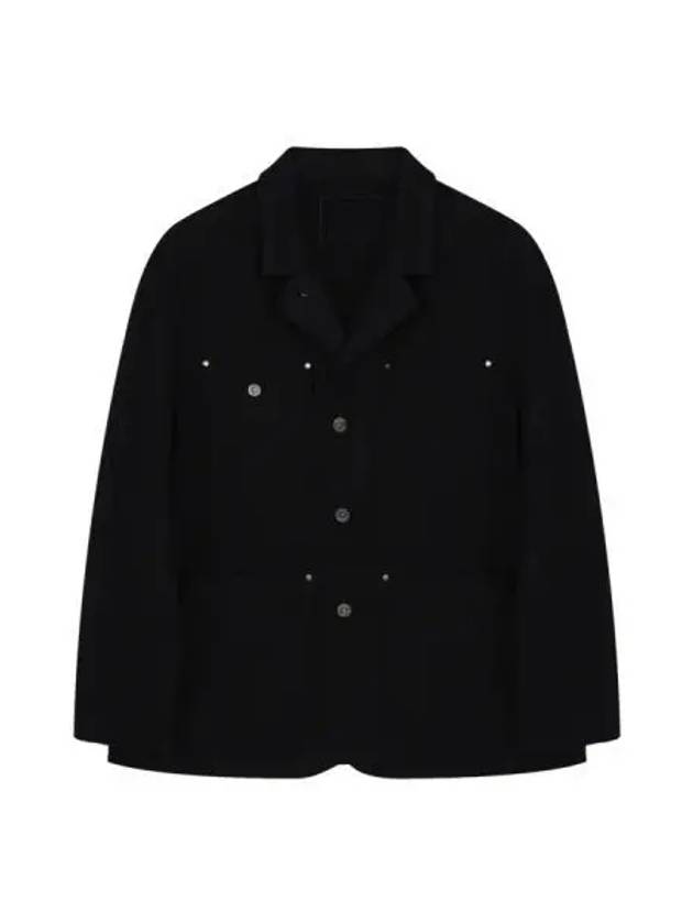 Oxford French Work Jacket Black - NUAKLE - BALAAN 1