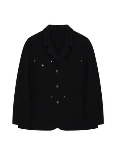 Oxford French Work Jacket Black - NUAKLE - BALAAN 1