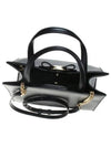 Vara Bow Top Handle Tote Bag Black - SALVATORE FERRAGAMO - BALAAN 7