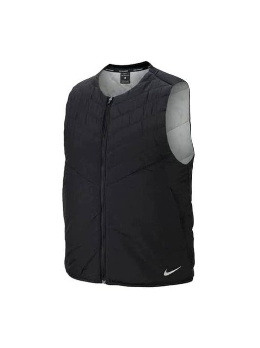 Men's AeroReady Running Vest Black - NIKE - BALAAN 1