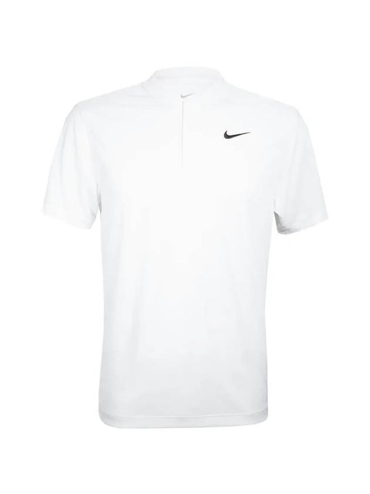 Men's Dri Fit Tennis Blade Polo Short Sleeve T-Shirt White - NIKE - BALAAN 1