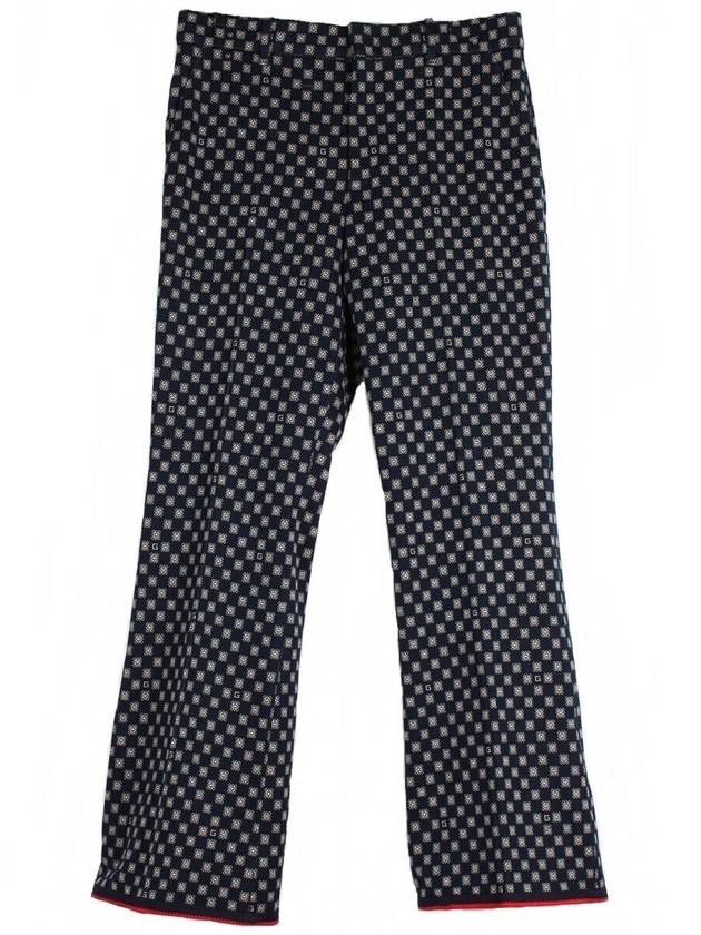 Women s Pattern Flare Pants 42 - GUCCI - BALAAN 1