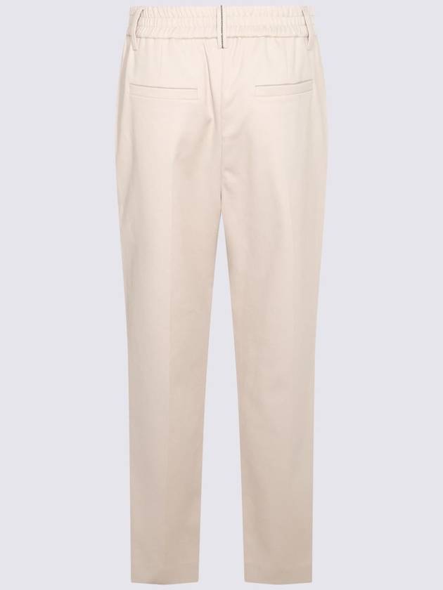 Brunello Cucinelli Trousers Sand - BRUNELLO CUCINELLI - BALAAN 4