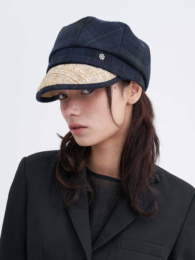 Lauren Straw Matroos Navy - BROWN HAT - BALAAN 1