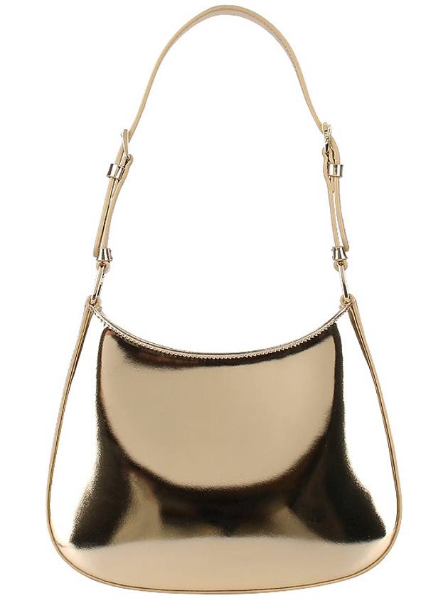 Cleo Brushed Shoulder Bag Gold - PRADA - BALAAN 6