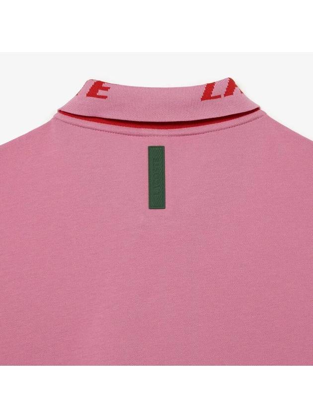 Slim Fit Movement Polo Shirt Pink - LACOSTE - BALAAN 7