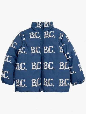 children s padding BC Vintage all over padded anorak B224AC130 - BOBO CHOSES - BALAAN 1