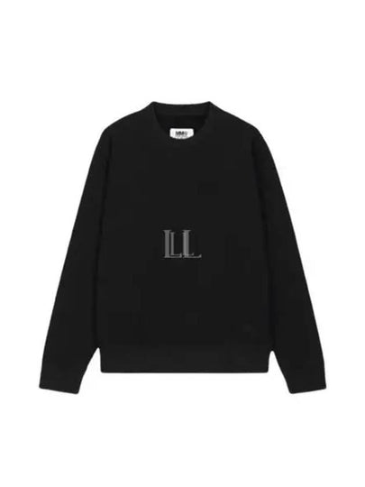 Numeric Logo Sweatshirt Black - MAISON MARGIELA - BALAAN 2