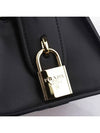 Triangle Logo Saffiano Leather Tote Bag Black - PRADA - BALAAN 5