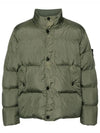 Garment Dyed Crinkle Reps Down Padding Olive - STONE ISLAND - BALAAN 2