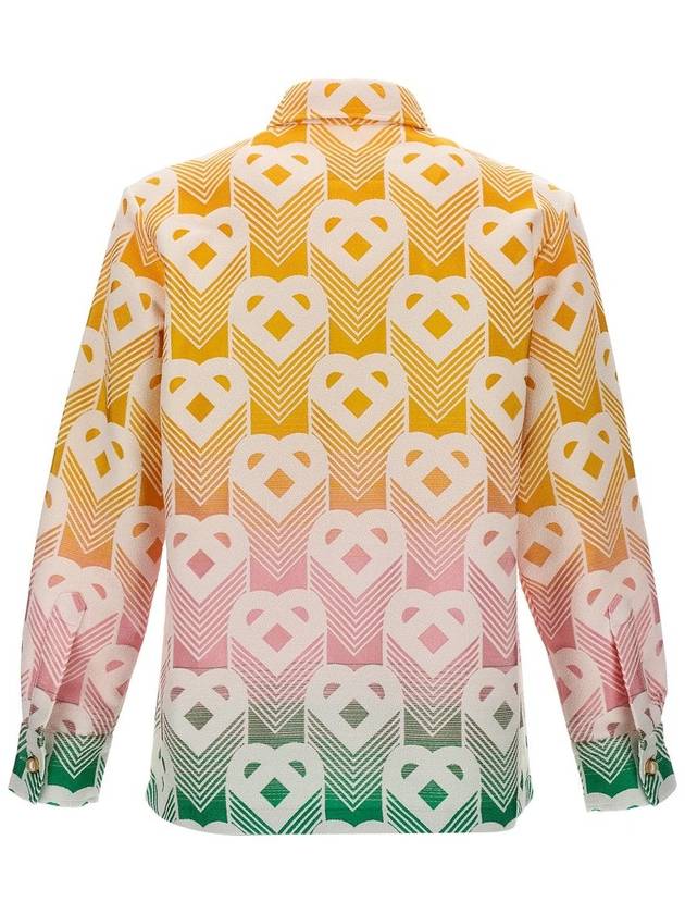 Multicolor 'Gradient Flying Heart' Jacket In Cotton Blend Man - CASABLANCA - BALAAN 2