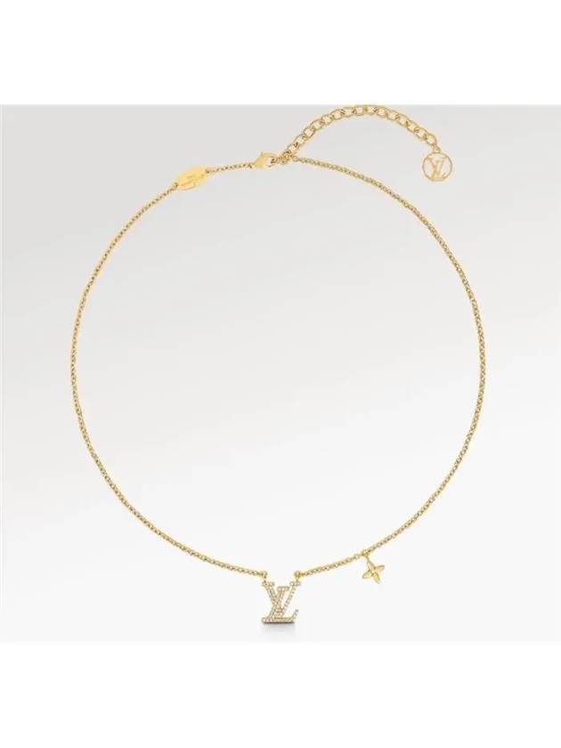 LV Iconic Crystal Necklace Gold - LOUIS VUITTON - BALAAN 2