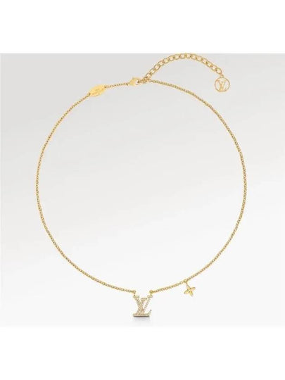 LV Iconic Crystal Necklace Gold - LOUIS VUITTON - BALAAN 2