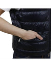 Gui Logo Patch Padded Vest Night Blue - MONCLER - BALAAN 8