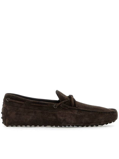 Men's Gommino Suede Driving Shoes Brown - TOD'S - BALAAN 2