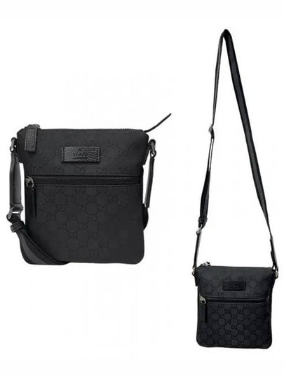 Micro GG Ssima Canvas Messenger Bag Black - GUCCI - BALAAN 2