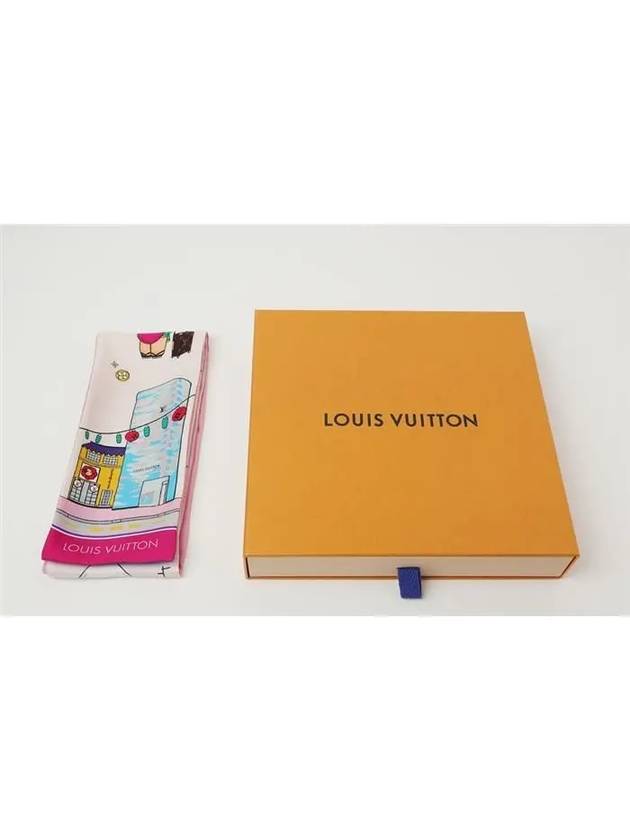 Vivienne Scarf Pink - LOUIS VUITTON - BALAAN 8