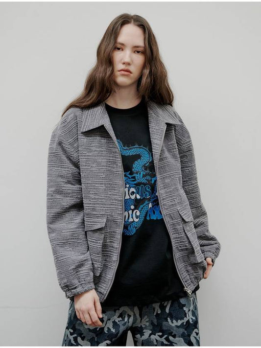 Unisex Jacquard Jumper Gray - AACA - BALAAN 2