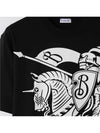 EKD Print Cotton Short Sleeve T-Shirt Black - BURBERRY - BALAAN 7