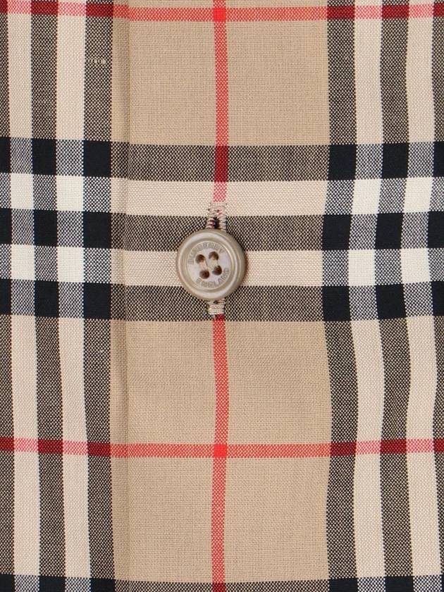 Vintage Check Pattern Long Sleeve Shirt Beige - BURBERRY - BALAAN 5