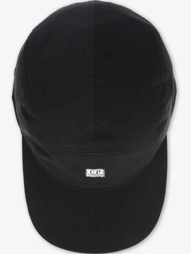 Men's Logo Patch Ball Cap Black - CP COMPANY - BALAAN 5