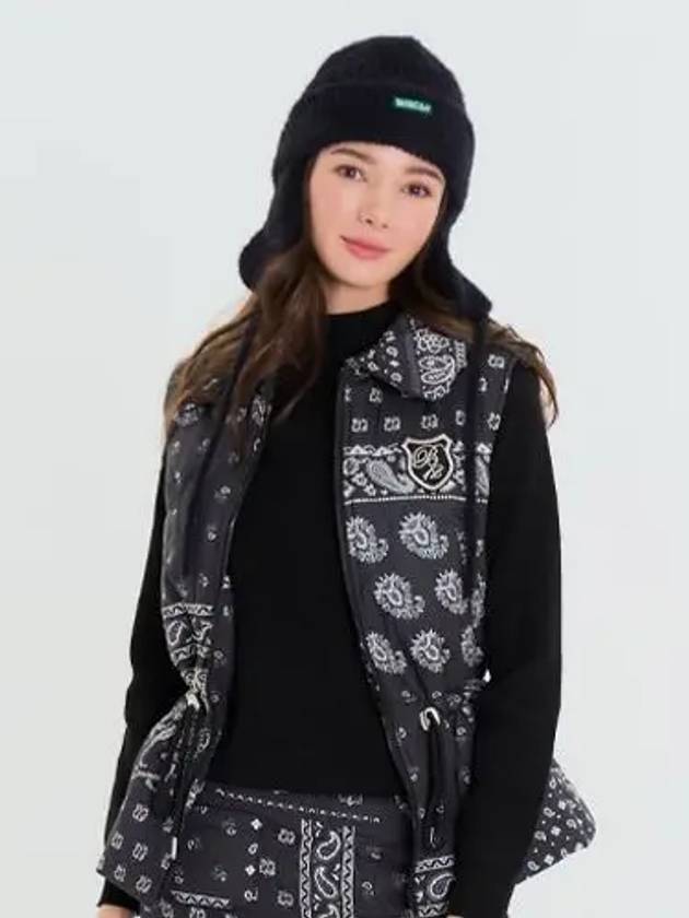 Bandana Quilted Vest Black - BENECIA12 - BALAAN 1