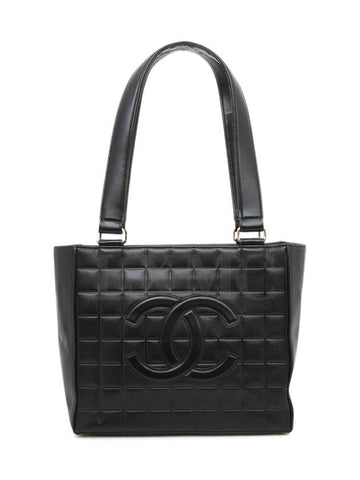 Lambskin chocolate bar shoulder quilted tote bag vintage old - CHANEL - BALAAN 1