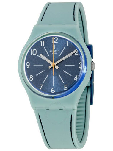 Swatch Blue Stitches Blue Dial Ladies Casual Watch GM184 - SWATCH - BALAAN 1