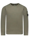 Brushed and Emerized Diagonal Fleece Lens Sweatshirt Green - CP COMPANY - BALAAN 2