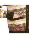 Women's Jacquard Logo Motif Cardigan Kalamata - GANNI - BALAAN 9