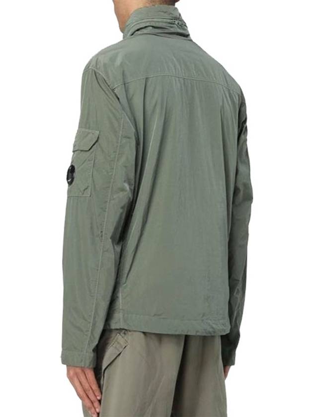 Men's Chrome-R Medium Zip-Up Jacket Green - CP COMPANY - BALAAN 5