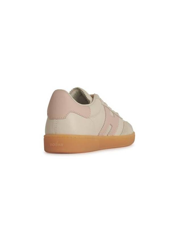 'Hogan Cool' White Leather Sneakers - HOGAN - BALAAN 3