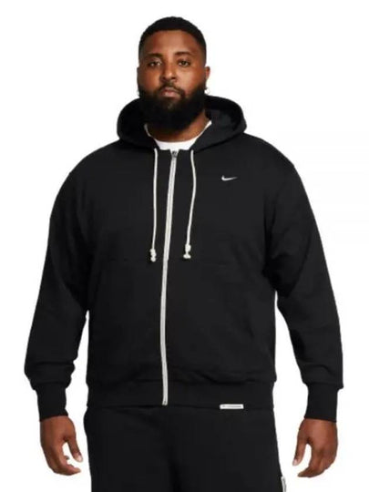 Men's Dri-Fit Full-Zip Basketball Hooded Jacket Black - NIKE - BALAAN 2