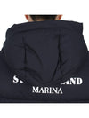 Marina Back Logo Print Vest Navy - STONE ISLAND - BALAAN 10