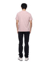 Organic Cotton Short Sleeve T-Shirt Pink - STONE ISLAND - BALAAN 6