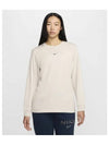 Sportswear Loose Long Sleeve T-Shirt Light Orewood Brown - NIKE - BALAAN 2