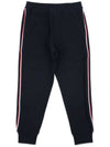 Kids Logo Patch Three Stripes Training Pants Navy 8H00004 809AG 778 8 10A - MONCLER - BALAAN 3