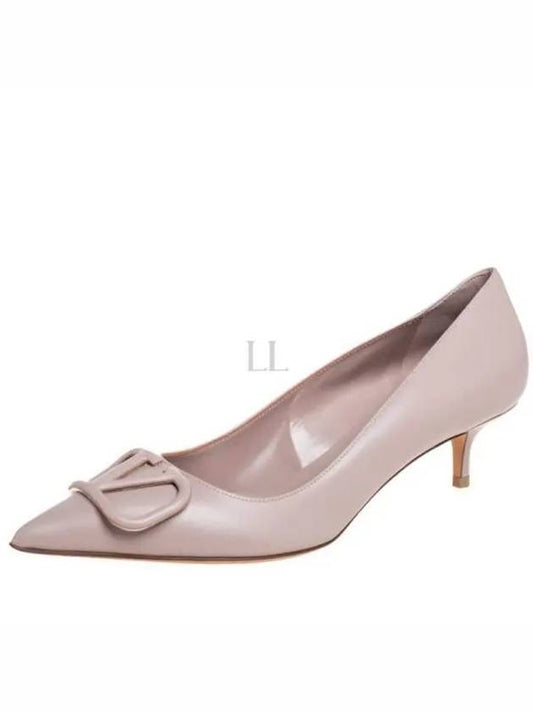 5W0S0EN0 MZF P45 5W2S0EN0 V Logo Pumps Heel - VALENTINO - BALAAN 1