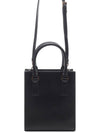 Triangular Logo Saffiano Leather Tote Bag Black - PRADA - BALAAN 5