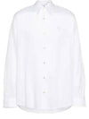 Embroidered AS Logo Striped Long Sleeve Shirt White - ACNE STUDIOS - BALAAN 2