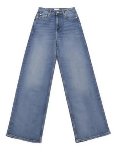 Andi Straight Jean Mid Blue - GANNI - BALAAN 2