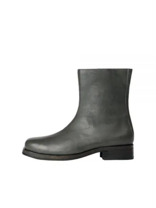 Camion Leather Ankle Boots Ash Gray - OUR LEGACY - BALAAN 2