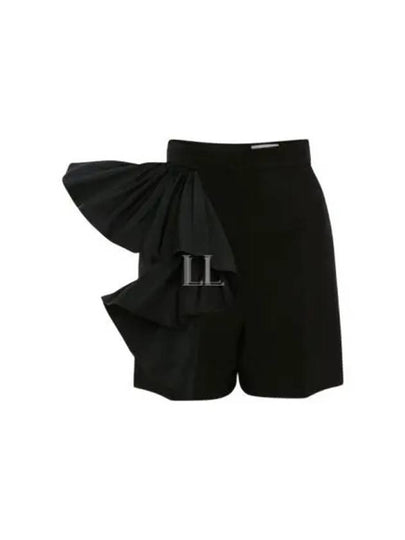 Ruffle Shorts Black - ALEXANDER MCQUEEN - BALAAN 2