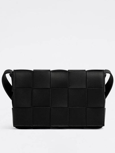 Intrecciato Cassette Cross Bag Black - BOTTEGA VENETA - BALAAN 2