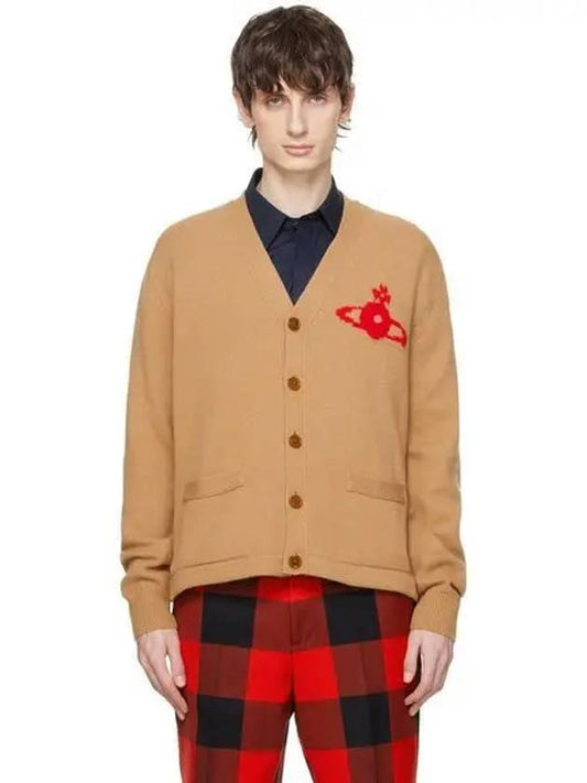 Alex Sphere Intarsia Cardigan Beige - VIVIENNE WESTWOOD - BALAAN 2