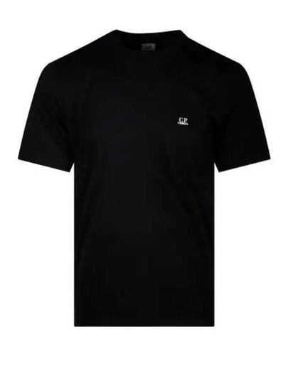 30/1 Jersey Goggle Short Sleeve T-Shirt Black - CP COMPANY - BALAAN 2